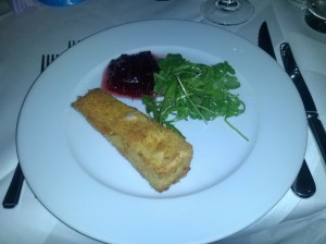 Brie with Cranberry Sauce